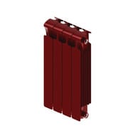 Радиатор биметаллический RIFAR Monolit 500 (577х320х100) 4 секций, 764Вт, коричнево-красный