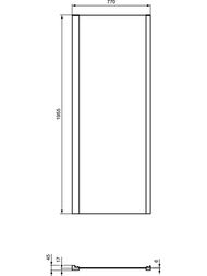 ������� ������ Ideal Standard CONNECT 2 L (800�1950) ������� �����.������, ������ ���������� K9299V3