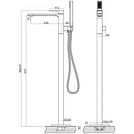 ��������� ��� �����/���� BelBagno LUCE LUC-FMT-NERO ���������, ������ �������