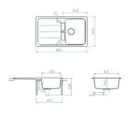  TEKA SIMPLA 45 B-TG 1B 1D WHITE 40144500 (860500) , . , 
