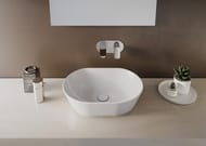 Раковина Vitra Geo 545х400х170 накладная,перелив,без отверст. под смеситедь,антиб. пок.7427B003-0012