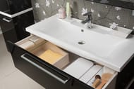 Раковина Aquaton Премьер 1000 1A702531PR010 1000х450х170 мм, перелив, отверстие под смеситель, белая
