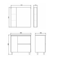 ����� COMFORTY ����-80� (800�850�450) ���������, � ���������, ����� ������� 00-00012959