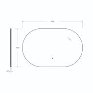 ������� ��������� Cezares Vague 1100x700x30 ���������, ������ �������� CZR-SPC-VAGUE-1100-700-MOV