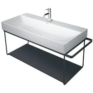 Полка стеклянная для консоли Duravit DuraSquare 970х380 черная 0099658400