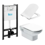 Комплект Инсталляция ROCA+унитаз ROCA Dama Senso+Сиденье тонкое с микролифтом 7893104680
