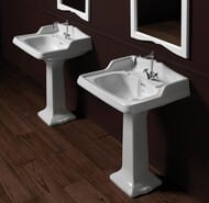 Раковина подвесная Simas ARCADE (680х540х210) перелив, отверстие под смеситель, цвет: белый AR 824