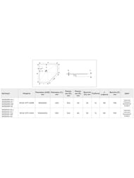 Душевой поддон RGW ST/T-0099W (900х900х25) трапеция, иск. камень, белый 16155099-01