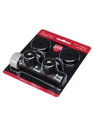 Узел нижнего подключения термостатический угловой Royal Thermo Design Pro 15мм М30х1,5, черный — изображение 5