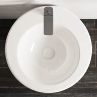 Раковина напольная Ceramicanova 850х550х515 перелив, отверстие под смеситель, цвет: белый CN1807