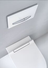 GEBERIT Sigma50 Клавиша смыва, двойной смыв, альпийский белый/кнопки сталь 115.788.11.2