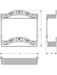 Migliore Complementi -   40x15x40   ML.COM-50.702.CR