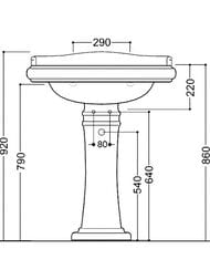 �������� ��������� Kerasan Retro 104701*1 730�540 ������������, � ���������� ��� ���������, �����