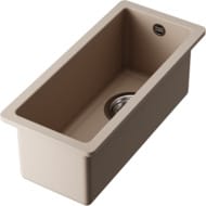 Мойка Omoikiri BOSEN 20-U-SA (200х440х170) подстольный монтаж, тетогранит, бежевая 4993155 — изображение 2