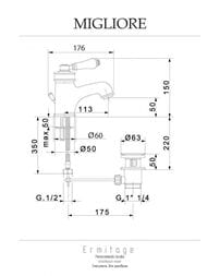    Migliore ERMITAGE  ,  ML.ERM-7013.BI.BR