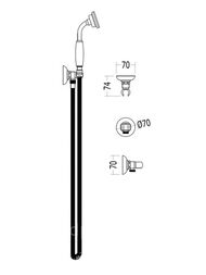 ���. ����� Devon&Devon UTCI220CRBL ����� � ������ �������, ���������� � ��������, ����: ������/����