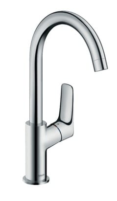 Смеситель Hansgrohe Logis 71131 для умывальника однозахватный, поворотный излив, без донного клапана