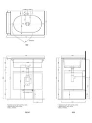 �������� Cielo KYROS (700�500�200) 1 ��������� ��� ���������, ���� talco EKLAO TL