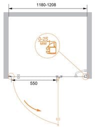 ������� ����� CEZARES VERONA (1180-1208x1950) B-12-120-P-Cr-R ������ �������, ������� ����