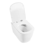 Унитаз подвесной BelBagno Prado (360х520х345) безободковый, белый BB10150CH