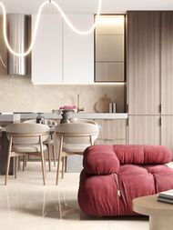 Керамогранитная плитка Laparet Carnico Beige (600х1200х9,4) полированная, бежевая (кв.м.) — изображение 5