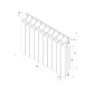 �������� ��������������� RIFAR Monolit 500 (577�800�100) 10 ������, 1960 ��, ������