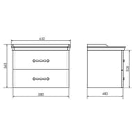 ����� COMFORTY �������-65 (650�520�500) ���������, � ���������, ����� ������ 00004148729