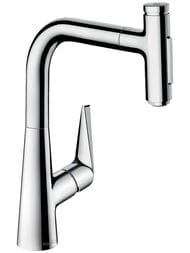 Смеситель Hansgrohe Talis Select M51 для кухни 220 вытяжной душ хром 72824000 — миниатюра 1
