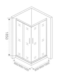   GOOD DOOR BAS LATTE CR-90-C-WE (9090) ,  ,  