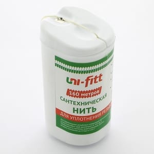 Нить для герметизации резьбы Uni-Fitt 160м 695B0160