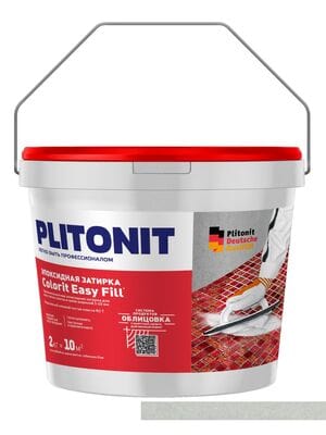 Затирка эпоксидная PLITONIT Colorit EasyFill серебристо-серый, 2 кг