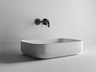 Раковина накладная Ceramicanova Element 600х420х140 прямоугольная, без перелива, белая CN5004