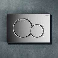 GEBERIT Sigma01 Клавиша смыва, двойной смыв, хром глянцевый (для UP320, UP720) 115.770.21.5