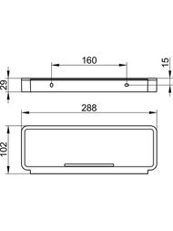 ����� Keuco Plan 288�102 ��� ����, ���������, �� ���� ������, ����/������-����� 14958010038
