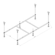 Каркас для ванны AM.PM X-Joy 1500х500 мм, материал аллюминий W94A-150-070W-R