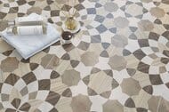 Керамогранитная плитка VITRA Serpeggiante Декор Геометрия (600х600) холодная гамма K947864LPR(кв.м.)