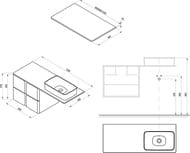���������� ��� ���������� RAVAK Balance (1200�465�16) ����� X000001372