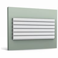 Декоративная панель Orac Decor W111 Bar (250х2000х20) белая (шт.)