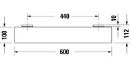  DURAVIT Karree 60 , : /  0099501000