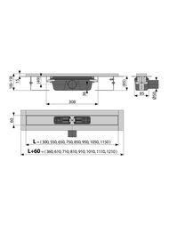   Alcaplast APZ101-750 c  L=750 H=55 .,  .