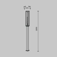 ����������� ���������� Maytoni Cell (���) O452FL-01GF3, E27x1 15�� IP 54, ������