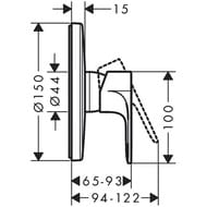 ��������� ��� ���� Hansgrohe Rebris E 72668670 �������������, ������������, ������� ������