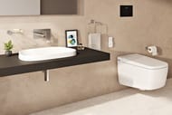Раковина накладная Vitra Frame 560х390 встраиваемая,антибактериальное покрытие,белый 5652B403-0016