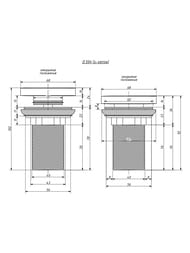 ������ ������ Salini S-Stone D 504 16232RM/162302MF  ��� ��������, Click-Clack, �������, RAL