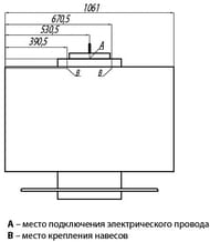 Зеркало AQUATON Логика М 1A052102LOD60 1055х877х126 разборное, полка, лен
