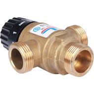 Термостатический смес. клапан STOUT для систем отопления и ГВС 3/4" НР 35-60°С KV 1,6 м3/ч