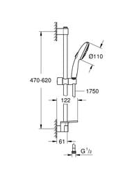 ������� �������� Grohe Tempesta 110 (�����, ������, �����, �������) 3 ������, ���� 27927003