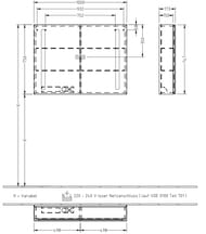 ���������� ���� Villeroy & Boch MY VIEW 14 (1000�750�173) � ���������� A4221000