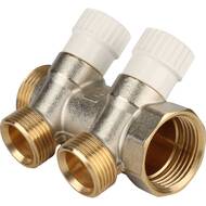 Коллектор распределительный STOUT 1", 2 отвода 3/4"ЕК SMB 6851 013402