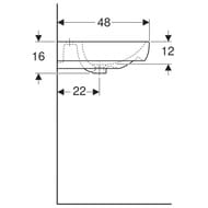�������� Geberit Smyle (600�480�165) ���������, � ���������� ��� ��������� � ��������� 500.228.01.1
